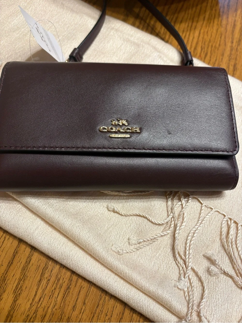 Coach smooth leather